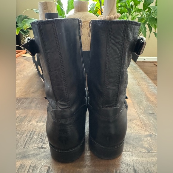 EUC  Jimmy Choo buckle biker or engineer boots main image 16